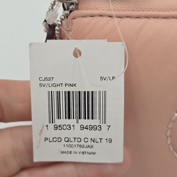 💥NWT💥 Coach Quilted Nolita 19, Light Pink